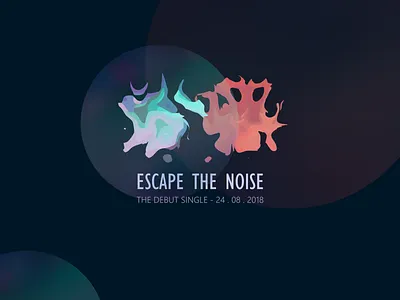 Album Cover: Escape The Noise album cover color design edinburgh graphic music scotland shape text typeography