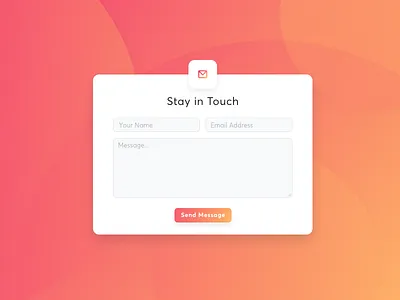 A contact form without a concept :P