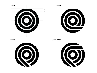 Logo Process brand cycling logo process