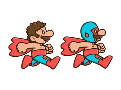 Super Nacho Bros luchador mario nacho nacho libre nes nintendo snes super mario