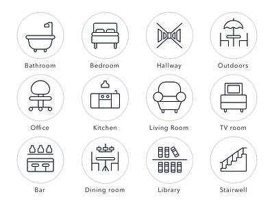 A Fine Line design house icon iconography illustration illustrator rooms