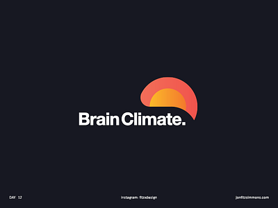 Daily Logo 12 - Brain Climate bird brain branding challenge climate daily dailylogo dailylogochallenge identity logo mark mental health