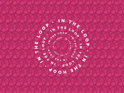 In the loop, in the hoop. ball hoop loop pattern