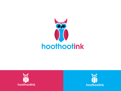 Hoot Hoot Ink Logo brand logos corporate logo graphic design logo logo creator logo design logo maker online logo maker print company logo website logo