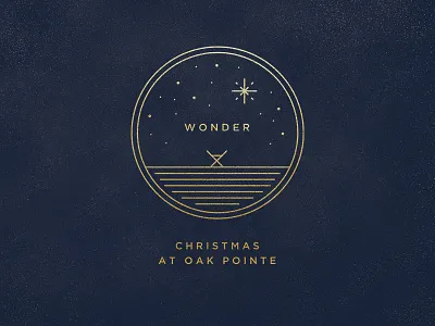 Wonder branding christmas church nativity texture