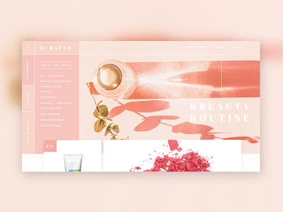 Kbeauty Website beauty web design beauty website kbeauty korean beauty web design website design