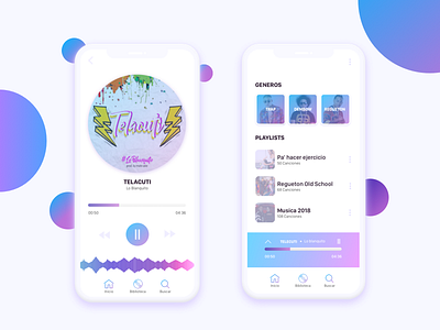 Music App Interfaces app interface mobile mobile design music music player ui user
