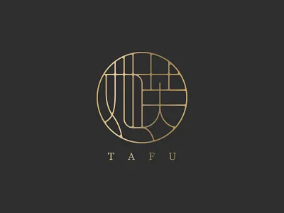 TAFU chinese chinese characters logo