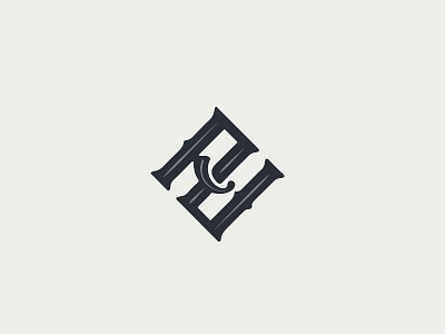 A + J a j logo monogram retro vintage