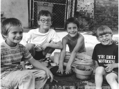 Hanging with the boys