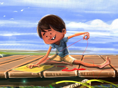 My Childhood art concept art design digital art illustration