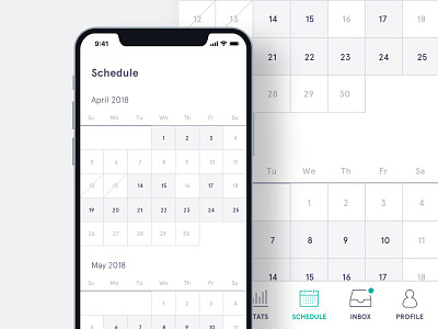 Rythmico - Schedule app app design booking calendar ios mobile music product design schedule ui ux ux design