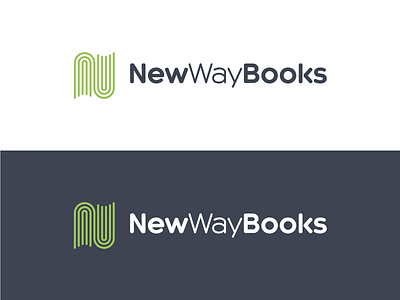 New Way Books books branding icon logo mark n