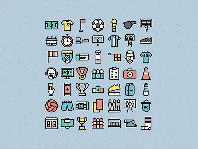 Soccer icons diseñografico flaticon futbol icondesign icondesigner iconos icons messi soccer tubiao ui