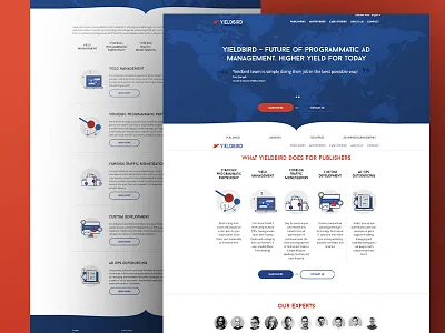 Website ads icons marketing website