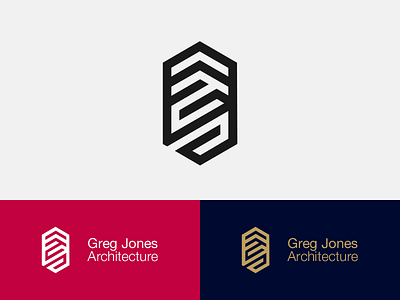 AGJ mongoram a architecture g geometric j logo monogram