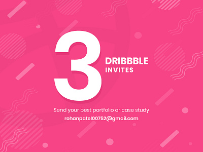 Dribbble Invite clear creative dribbble invite simple ui ux