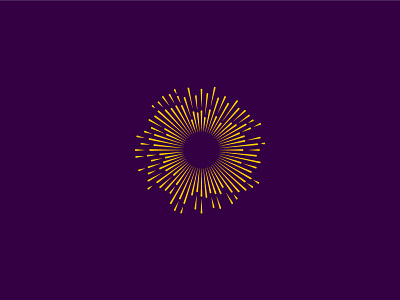 Sun's Out abstract brand design geometric logo radial sun sunburst symbol