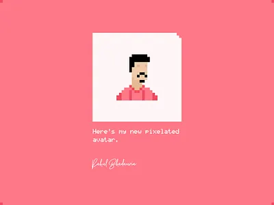 My pixelated avatar 8 bit avatar character designer illustrator mukhiya pixel pixelated visual