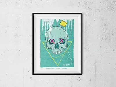 Notorious B.I.G. Tribute big biggie illustration notorious poster skull