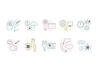 Digital Offerings branding design icons illustration service ui