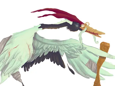 Wise Bird Final concept art illustration