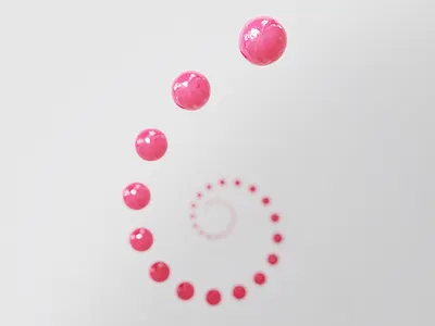 36 days of type - 6 36 days of type 36daysoftype ball bubblegum candy gum gumball pink spiral typography