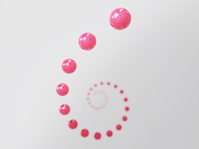 36 days of type - 6 36 days of type 36daysoftype ball bubblegum candy gum gumball pink spiral typography