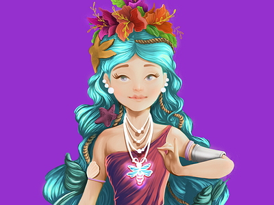 Princess concept art illustration