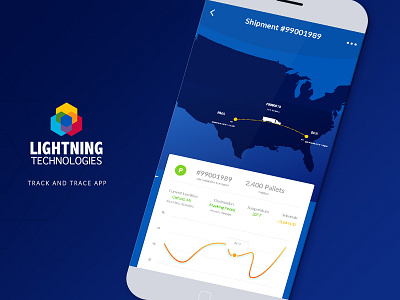 Lightning Technologies Track and Trace App mobile app start up technologies uiux user experience user interface