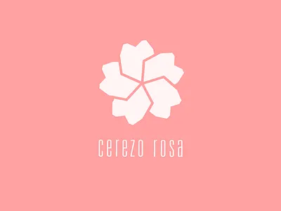 Cerezo Rosa brand branding cerezo fashion jewelry logo pink rosa