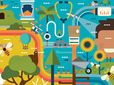 The Generosity Journal illustration vector