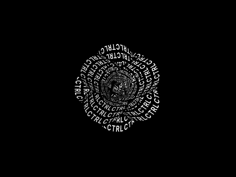 CTRL flower gif loop type typography