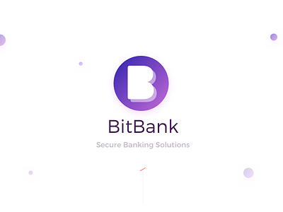 Bitbank bitcoin clean freebie gradient logo mark mockup purple ui ux