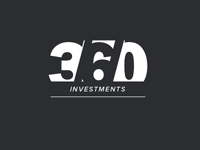 360 Investments branding corporate identity icon logo designing symbol