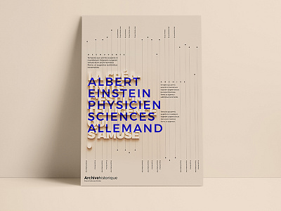 Print #2 abstract albert branding design einstein flyer graphic layout minimal poster print