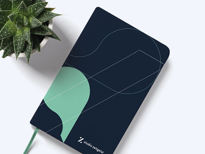 Studio Zeitgeist Notebook abstract branding design logo logo design minimal notebook plant shapes