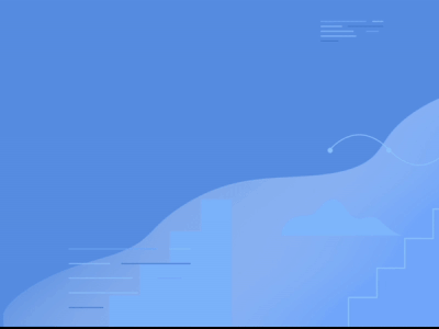 Boosted bounce blue bounce custom animation custom illustration graph landing page mograph ui ux