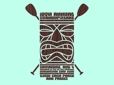 Standup for the Lake 2018 branding events poster