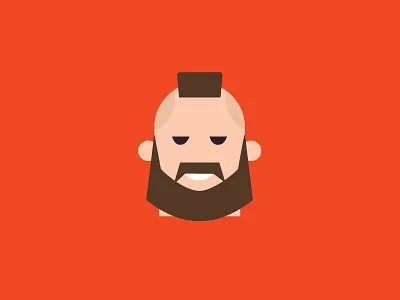 No.5 – Zangief character design cute flat colour illustration product designer red retro street fighter typography vector zangief