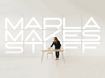 Marla Makes Stuff grid lettering letters marla makes stuff type typography