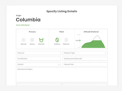 Add a Coffee app coffee ipad marketplace menu nav ui ux