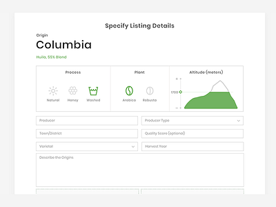 Add a Coffee app coffee ipad marketplace menu nav ui ux