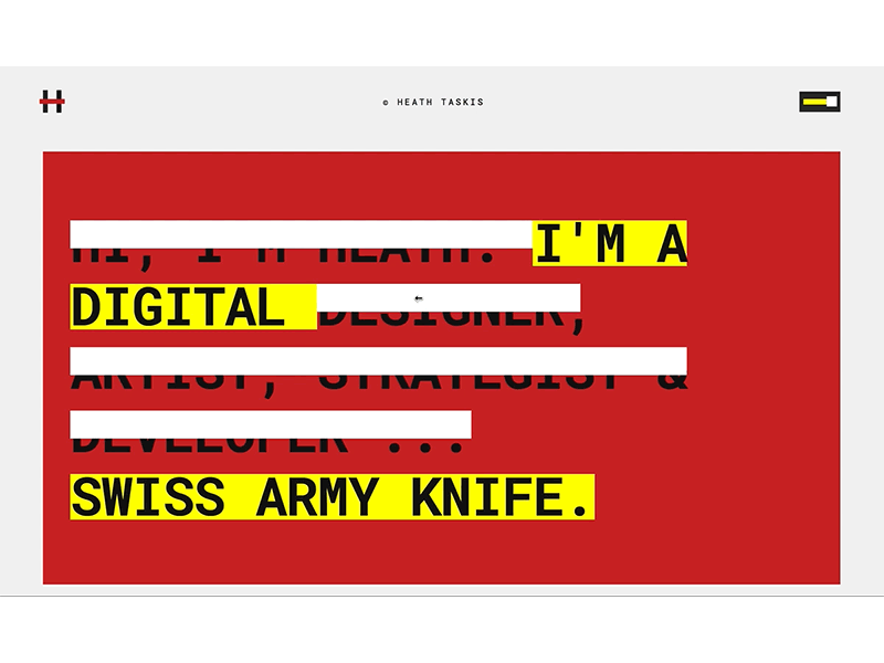 Redacted Toggle animation css redact toggle