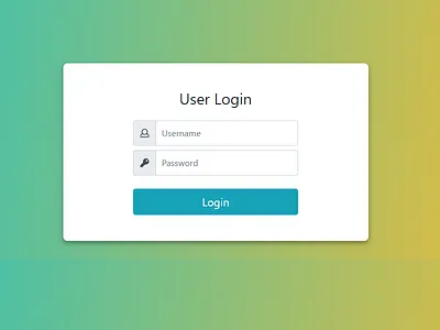 Clean Login Form bootstrap clean ui krupesh login login form