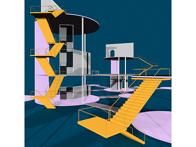 Organization System - Viz Development 3d architecture digital keyshot rendering rhino3d theory © shockjoy