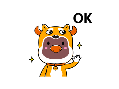 Doggie Sticker:Ok motion graph sticker