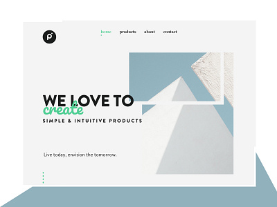 Protein Landing Page clean landing page minimalistic product page simple ui visual design web website