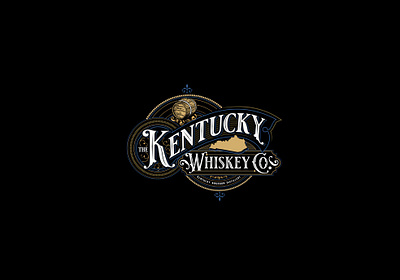 Kentucky Whiskey Co. branding graphic design logo