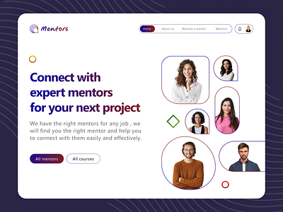 Mentorship platform UI – Light & Dark mode concept career growth coaching platform darkmodeui elearning learning platform lightmodeui mentorship minimaldesign modernui onlinecoaching responsive ui saas design tech education uiux ux design uxdesign uxtrends web app web design